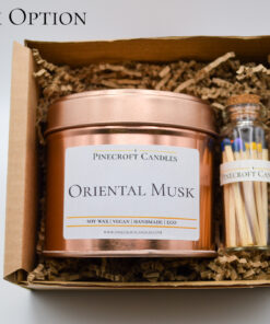 oriental musk soy wax candle | home decor, uk handmade (220ml)