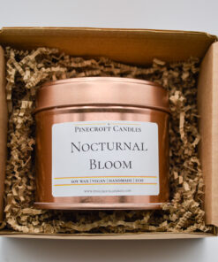 nocturnal bloom soy wax candle floral and fruity