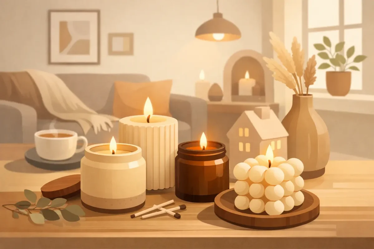 Handmade Candles UK for Cosy Everyday Homes