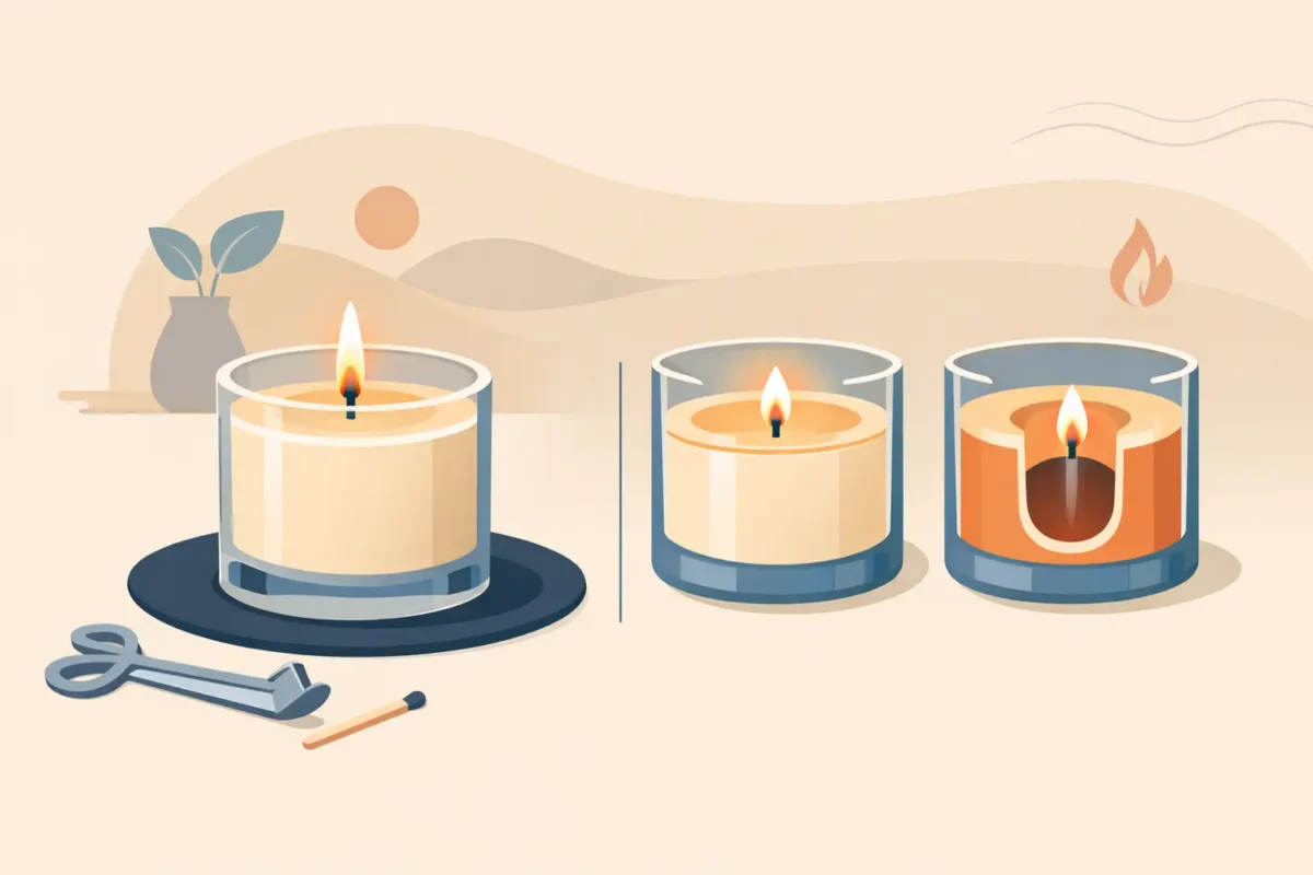 How to Burn a Candle Evenly Without Tunnelling How to Burn a Candle Evenly Without Tunnelling